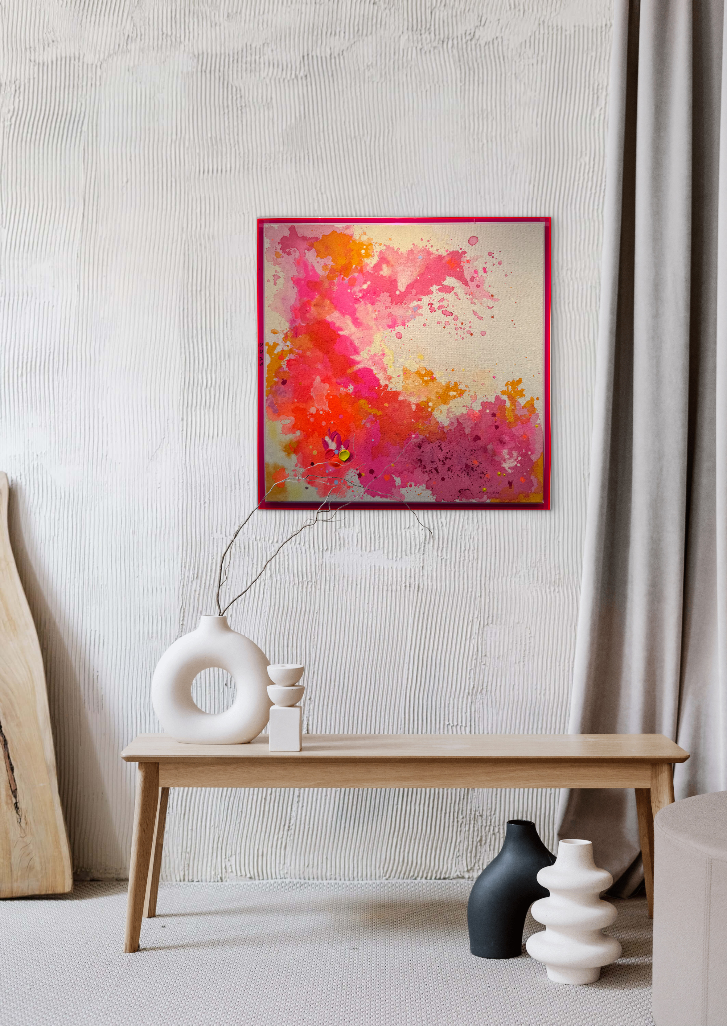 Akkorde - Schwebe, 2026, Acryl auf roher Baumwollleinwand, Ansicht 16